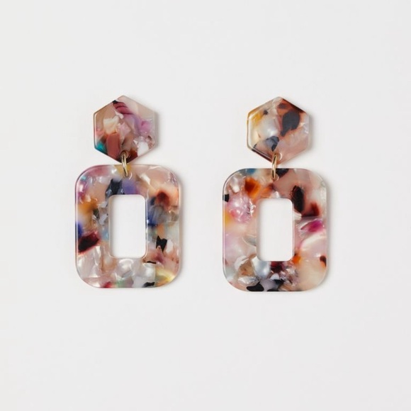 H&M Jewelry - NWOT H&M Pretty marble square earrings, one size